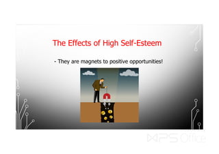 The Effects of High Self-Esteem
- They are magnets to positive opportunities!
 
