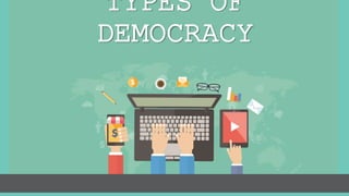 TYPES OF
DEMOCRACY
 