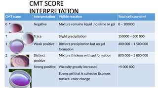 Cmt Testing MASTITIS SIGNS AND DIAGONISTICS IN VARIOUS REGIONS OF MUKONO FARMS .pptx
