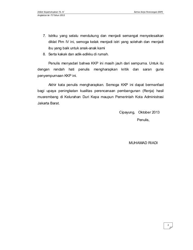 KKP (Kertas Kerja Perorangan) muhamad riadi