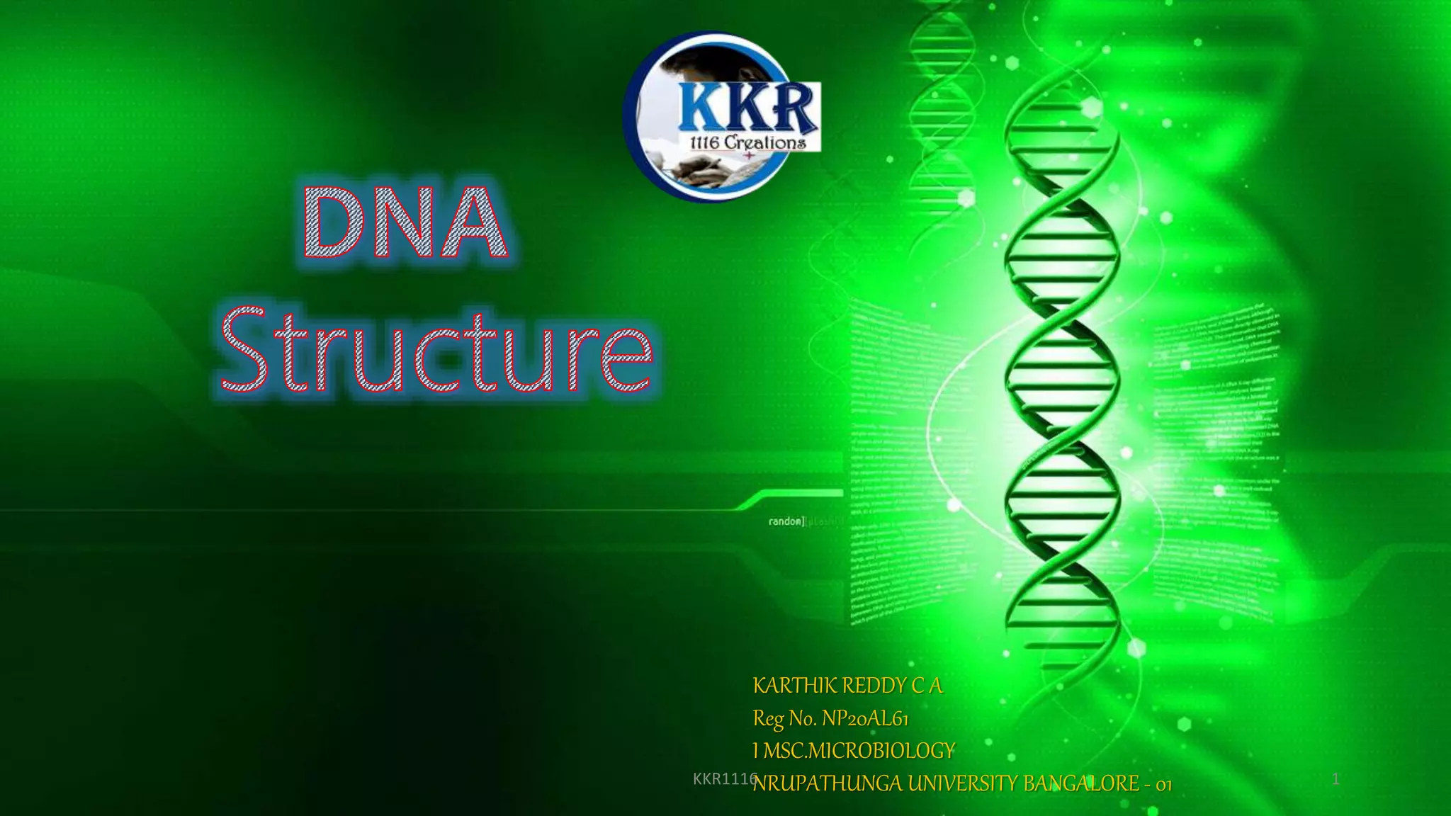 DNA structure | PPT