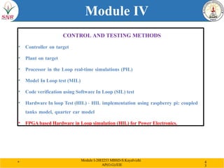 Comprehensive Control and Testing Methods in Model Based System Design ...
