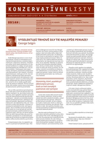 Konzervatívne listy /apríl 2013/