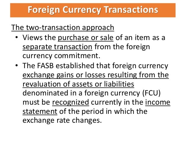 Foreign currency transaction definition
