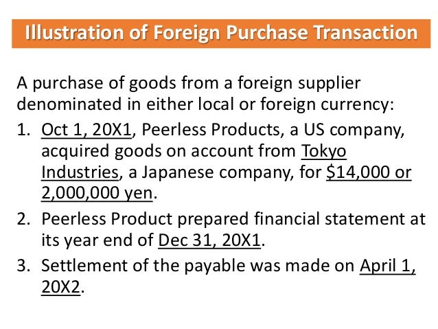 Foreign currency transaction definition