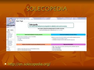 SOLECOPEDIA http://en.solecopedia.org/ 
