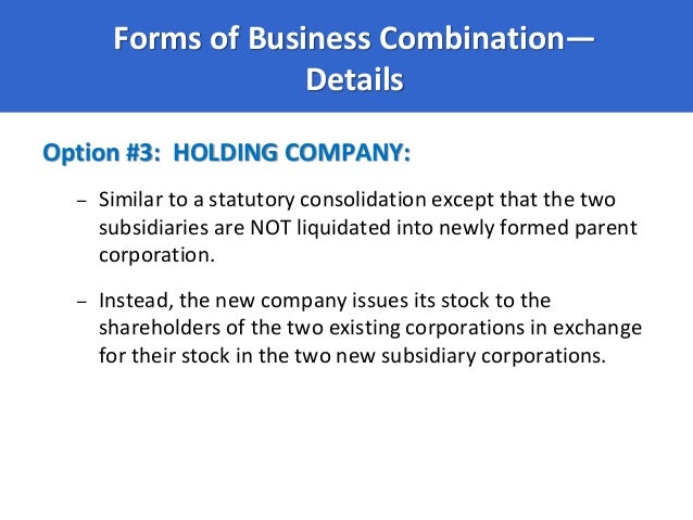 Accounting for stock options in a business combination