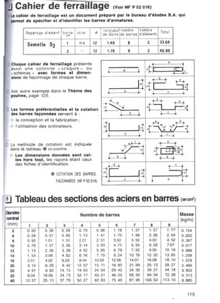  lecture de plan ( bâtiment - béton armé )