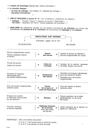  lecture de plan ( bâtiment - béton armé )