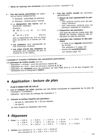  lecture de plan ( bâtiment - béton armé )