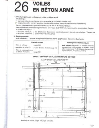 lecture de plan ( bâtiment - béton armé )