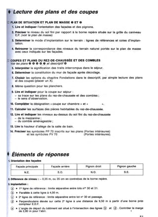  lecture de plan ( bâtiment - béton armé )