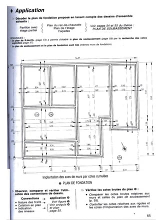  lecture de plan ( bâtiment - béton armé )
