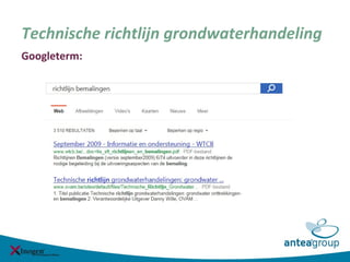 Technische richtlijn grondwaterhandeling
Googleterm:
 