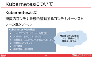 © KLab Inc. 2022
54
システムの管理・運用のためのリソース：
● 実行するアプリケーションに関するリソース
￭ (ワークロードリソース)
￭ Pod、Deployment、DaemonSet
● 負荷分散・アプリケーションの公...
