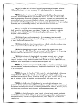 Klamath County Oregon Resolution