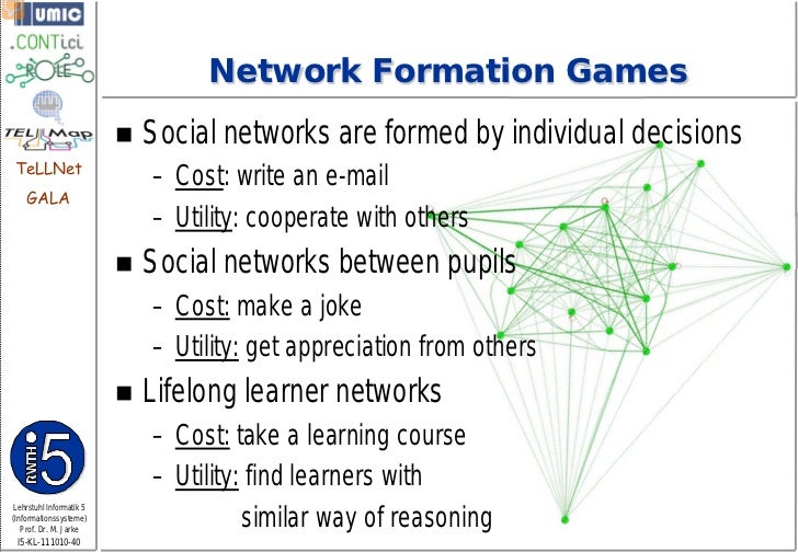 Network Flow and Network Formation A Social Network Analysis Perspec…