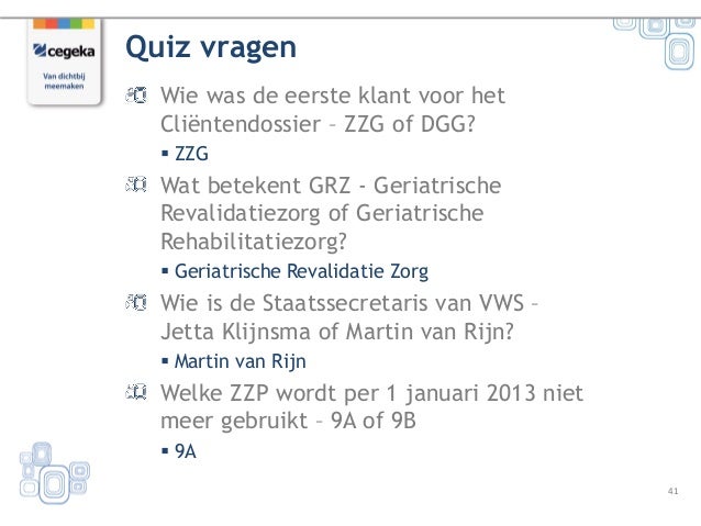 Cegeka Zorgdag 7 februari 2013