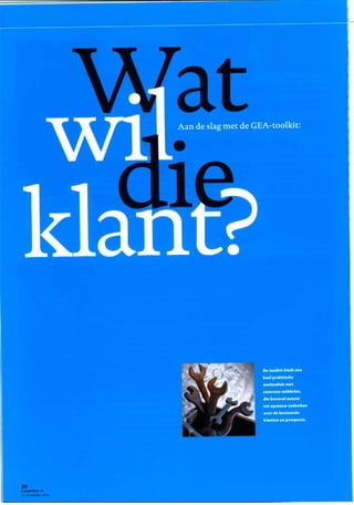 Klantmanagement Voor Grafische Bedrijven   Michiel De Klein   Compres Nov 2004