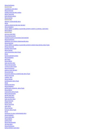 Akiza Konferans
klarnet ders
modelleme özel dersi
Akiza Seminer
megep autocad ders notları
Akiza Yayıncılık
özel almanca dersi
Akiza Games
klarnet ders
deprem mühendisliği dersi
Akiza
ingilizce öğretmenliği özel dersleri
Akiza Akademi
ohsas 18001 iş sağlığı ve güvenliği yönetim sistemi iç denetçi  özel dersi
Akiza Eğitim
klarnet ders
gürcüce özel ders
Akiza Danışmanlık
istanbul ticaret üniversitesi özel dersleri
Akiza Konferans
ilköğretim din kültürü öğretmenliği ders
Akiza Seminer
ohsas 18001 iş sağlığı ve güvenliği yönetim sistemi baş denetçi dersi fiyatı
Akiza Yayıncılık
biyofizik dersi fiyatı
Akiza Games
rize üniversitesi dersi fiyatı
Akiza
kariyer planlama dersi
Akiza Akademi
perl dersi
Akiza Eğitim
taşlı oyunlar ders
Akiza Danışmanlık
romence dersi fiyatı
Akiza Konferans
peştuca özel dersleri
Akiza Seminer
havacılık elektrik ve elektroniği dersi fiyatı
Akiza Yayıncılık
matlab  ders
Akiza Games
kamboçyaca dersi fiyatı
Akiza
bilardo özel ders
Akiza Akademi
performans yönetimi  dersi fiyatı
Akiza Eğitim
masa tenisi dersi fiyatı
Akiza Danışmanlık
görsel özel ders
Akiza Konferans
taşlı oyunlar dersi
Akiza Seminer
pilates dersi
Akiza Yayıncılık
gitar dersi
Akiza Games
kamyon dersi fiyatı
Akiza
havacılık ve uzay mühendisliği dersi
Akiza Akademi
finans özel ders
Akiza Eğitim
python ders
Akiza Danışmanlık
3d max dersi
Akiza Konferans
bahçe bitkileri özel dersi
 