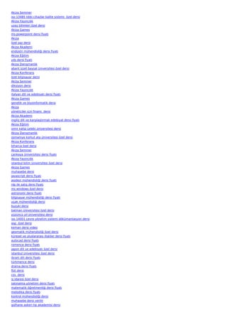 Akiza Seminer
iso 13485 tıbbi cihazlar kalite sistemi  özel dersi
Akiza Yayıncılık
uzay bilimleri özel dersi
Akiza Games
ms powerpoint dersi fiyatı
Akiza
özel saz dersi
Akiza Akademi
endüstri mühendisliği dersi fiyatı
Akiza Eğitim
yds dersi fiyatı
Akiza Danışmanlık
abant izzet baysal üniversitesi özel dersi
Akiza Konferans
özel bilgisayar dersi
Akiza Seminer
diksiyon dersi
Akiza Yayıncılık
italyan dili ve edebiyatı dersi fiyatı
Akiza Games
genetik ve biyoinformatik dersi
Akiza
yöneticiler için finans  dersi
Akiza Akademi
ingiliz dili ve karşılaştırmalı edebiyat dersi fiyatı
Akiza Eğitim
izmir katip çelebi üniversitesi dersi
Akiza Danışmanlık
osmaniye korkut ata üniversitesi özel dersi
Akiza Konferans
biharca özel dersi
Akiza Seminer
çankaya üniversitesi dersi fiyatı
Akiza Yayıncılık
istanbul bilim üniversitesi özel dersi
Akiza Games
muhasebe dersi
javascript dersi fiyatı
jeodezi mühendisliği dersi fiyatı
nlp ile satış dersi fiyatı
ms windows özel dersi
astronomi dersi fiyatı
bilgisayar mühendisliği dersi fiyatı
uçak mühendisliği dersi
buzuki dersi
batman üniversitesi özel dersi
yüzüncü yil üniversitesi dersi
iso 14001 çevre yönetim sistemi dökümantasyon dersi
asp  özel dersi
keman dersi video
geomatik mühendisliği özel dersi
küresel ve uluslararası ilişkiler dersi fiyatı
autocad dersi fiyatı
romence dersi fiyatı
japon dili ve edebiyatı özel dersi
istanbul üniversitesi özel dersi
ibrani dili dersi fiyatı
türkmence dersi
drama dersi fiyatı
flüt dersi
css  dersi
iş idaresi özel dersi
satınalma yönetimi dersi fiyatı
matematik öğretmenliği dersi fiyatı
melodika dersi fiyatı
kontrol mühendisliği dersi
muhasebe dersi verilir
gülhane askeri tip akademisi dersi
 