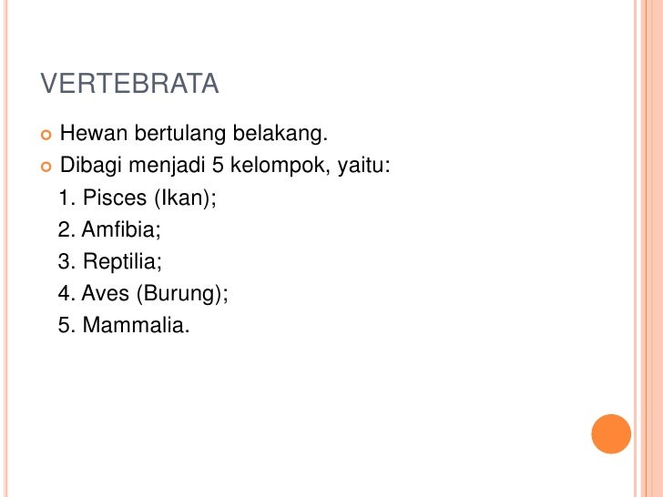 Classification of Organism (Pengelompokan Mahluk Hidup)