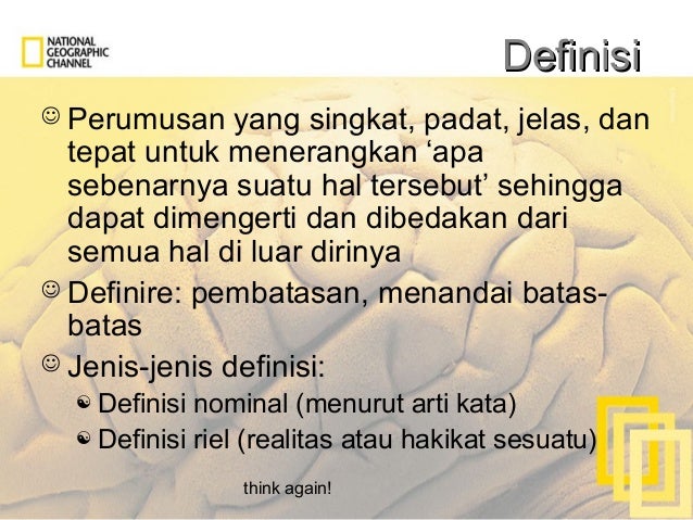 Klasifikasi dan definisi 11 Klasifikasi dan definisi 11