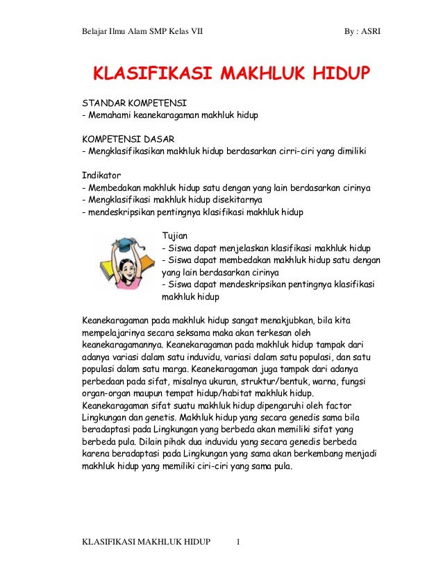 Klasifikasi Makhluk Hidup2
