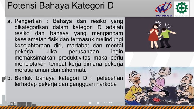 KLASIFIKASI BAHAYA DIAREA KERJA YANG ADA DI AREA PROYEK.pptx