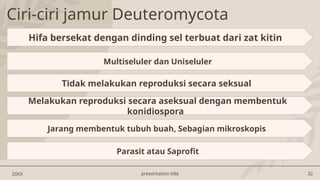 PPT KLASIFIKASI JAMUR BIOLOGI KELAS XI.pptx