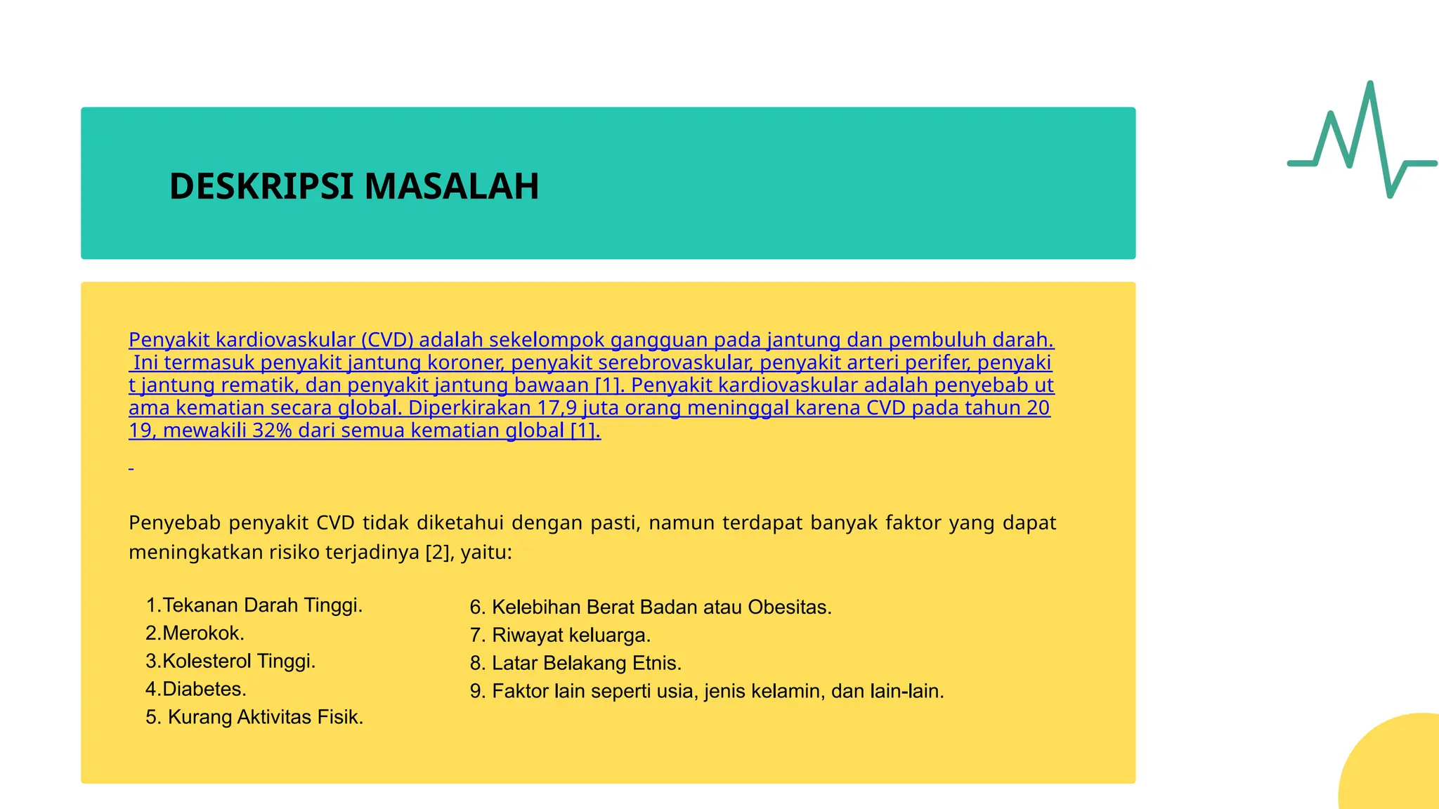 Klasifikasi pada Prediksi Risiko Penyakit Kardiovaskular Menggunakan ...