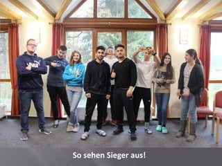 So sehen Sieger aus!
 