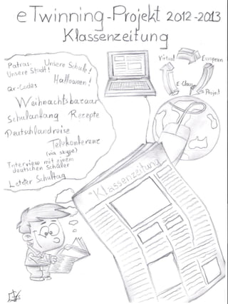Klassenzeitung e twinning_poster