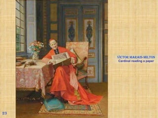 23 Victor Marais-Milton   Cardinal reading a paper 