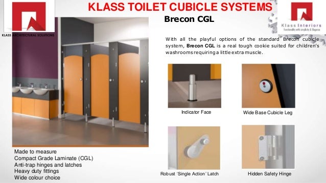 Klass Toilet Cubicle Systems New Design