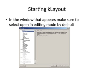 Klayout Tutorial Part 2 Pptx Basic Introduction Pptx