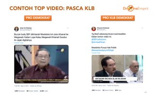 CONTOH TOP VIDEO: PASCA KLB
45
PRO DEMOKRAT PRO KLB DEMOKRAT
 