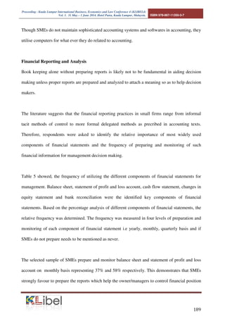 Proceeding - Kuala Lumpur International Business, Economics and Law Conference 4 (KLIBEL4) 
Vol. 1. 31 May – 1 June 2014. ...