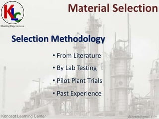 Material Selection | PPSX