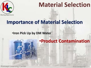 Material Selection | PPSX