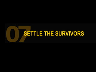 07SETTLE THE SURVIVORS
 