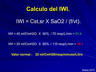 evaluacion de indicies de destete de ventilacion mecanica | PPTX