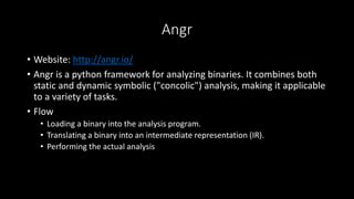 Angr Programm Klee and angr | PDF