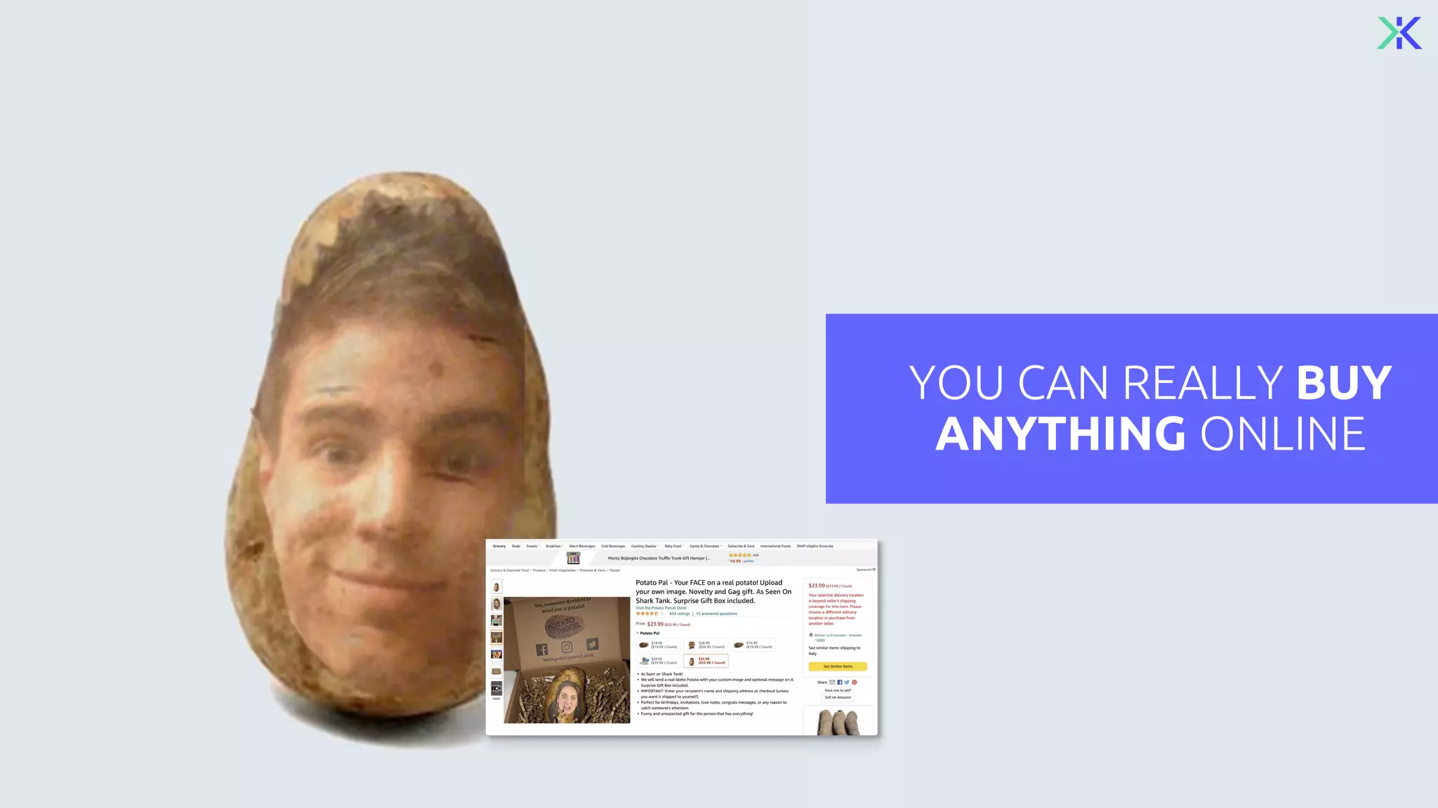 YOU CAN REALLY BUY
ANYTHING ONLINE
 