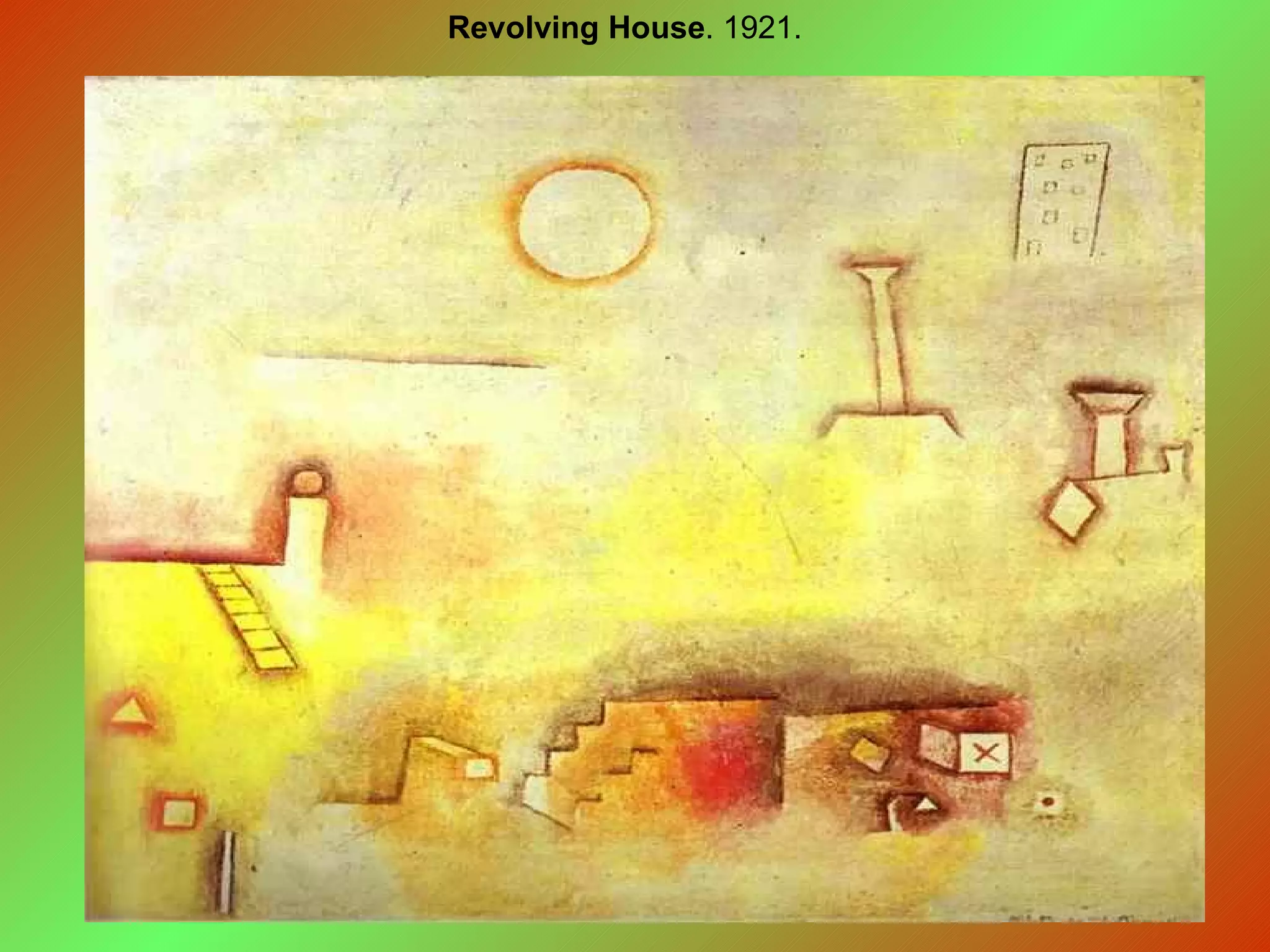 Revolving   House . 1921.  