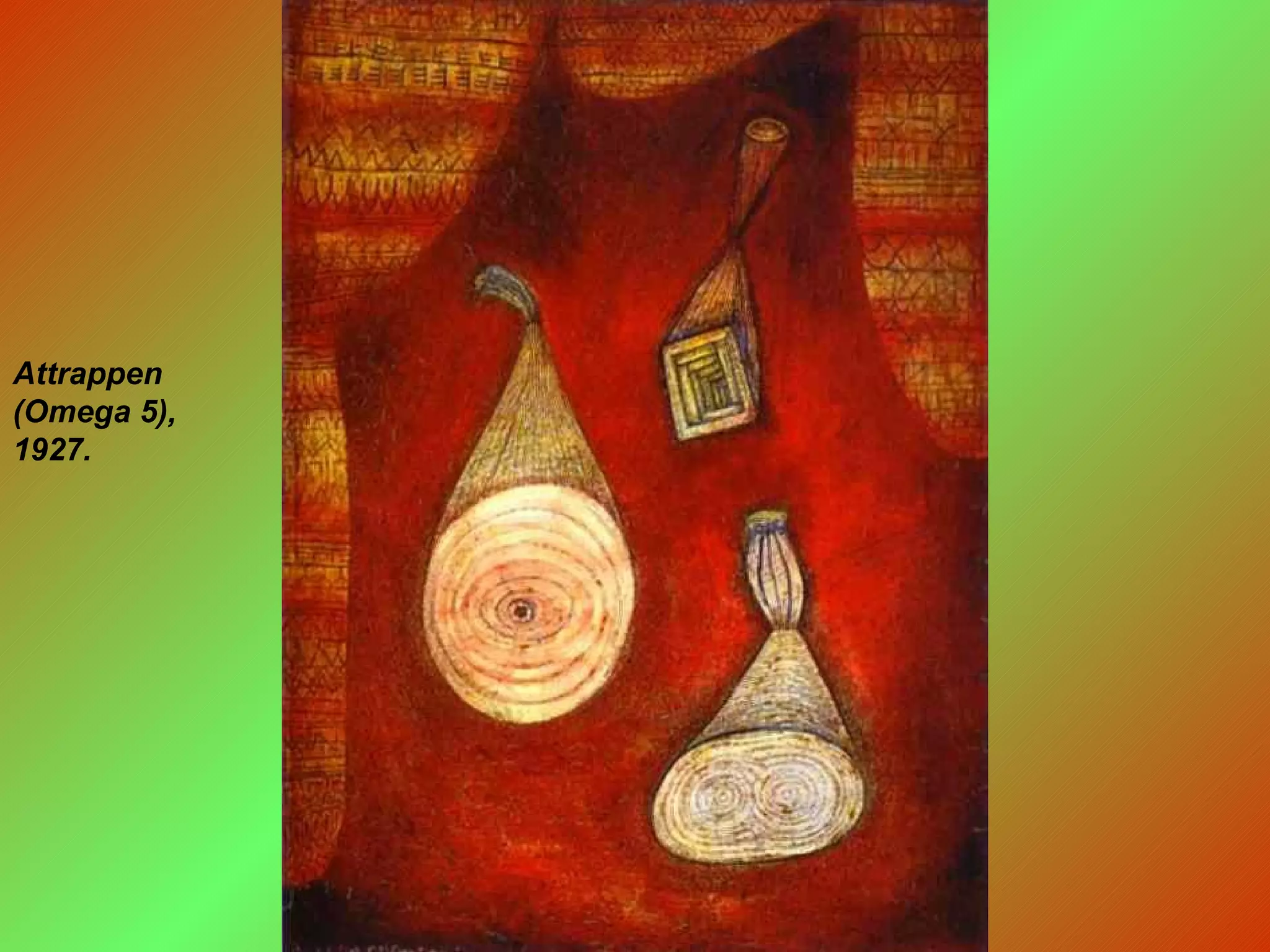 Attrappen (Omega 5), 1927. 