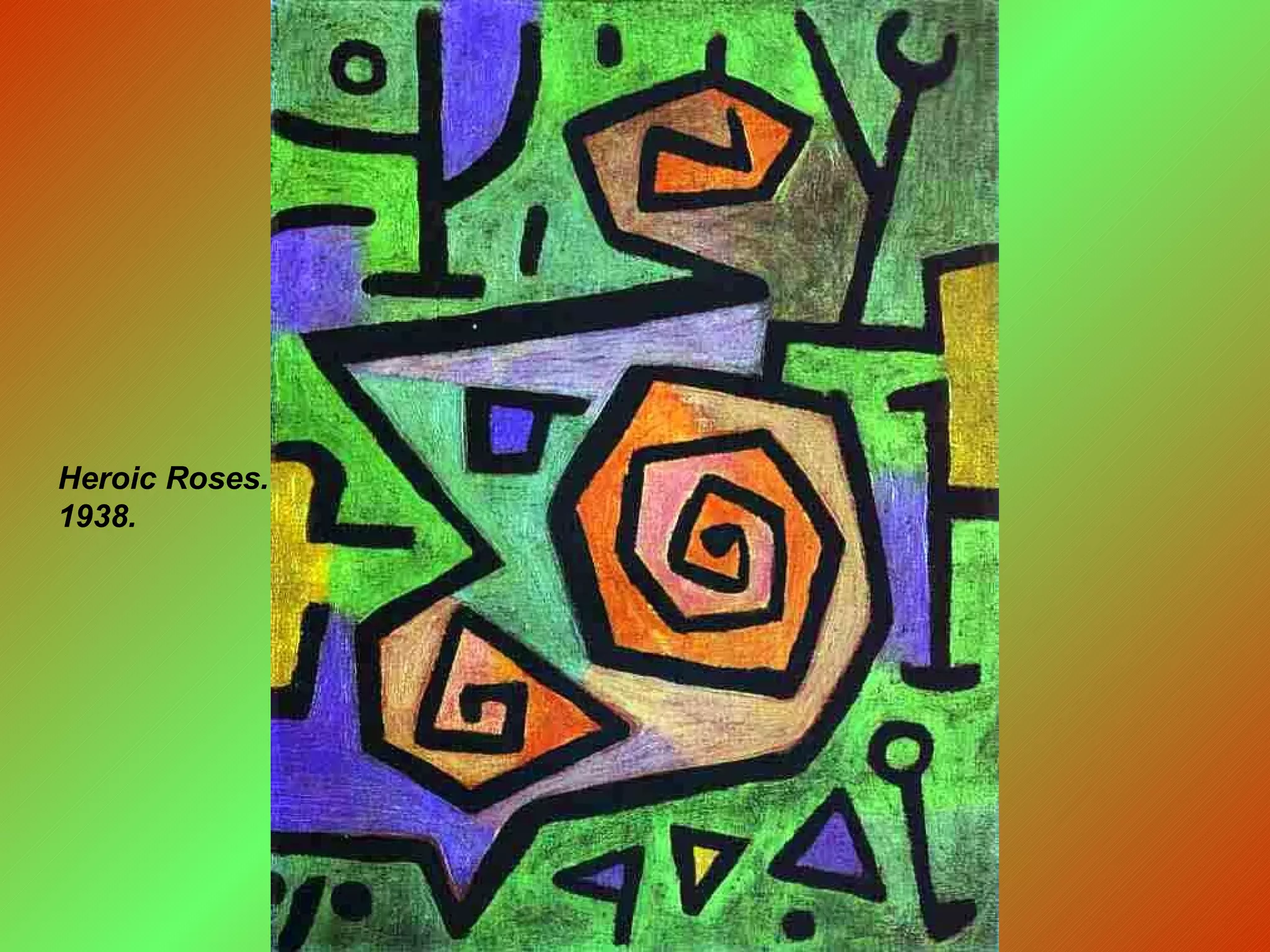 Heroic Roses. 1938.   