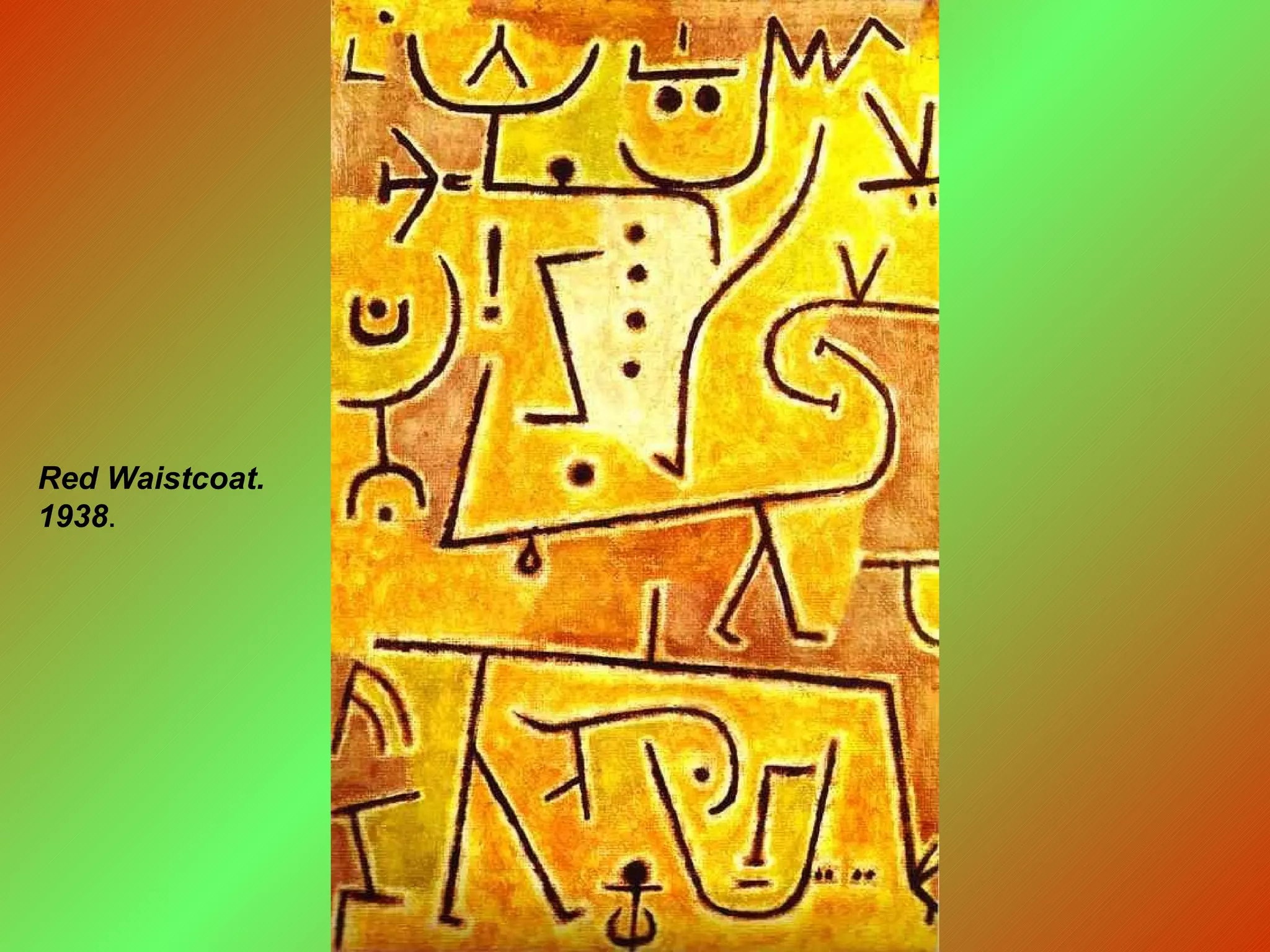 Red Waistcoat. 1938 . 