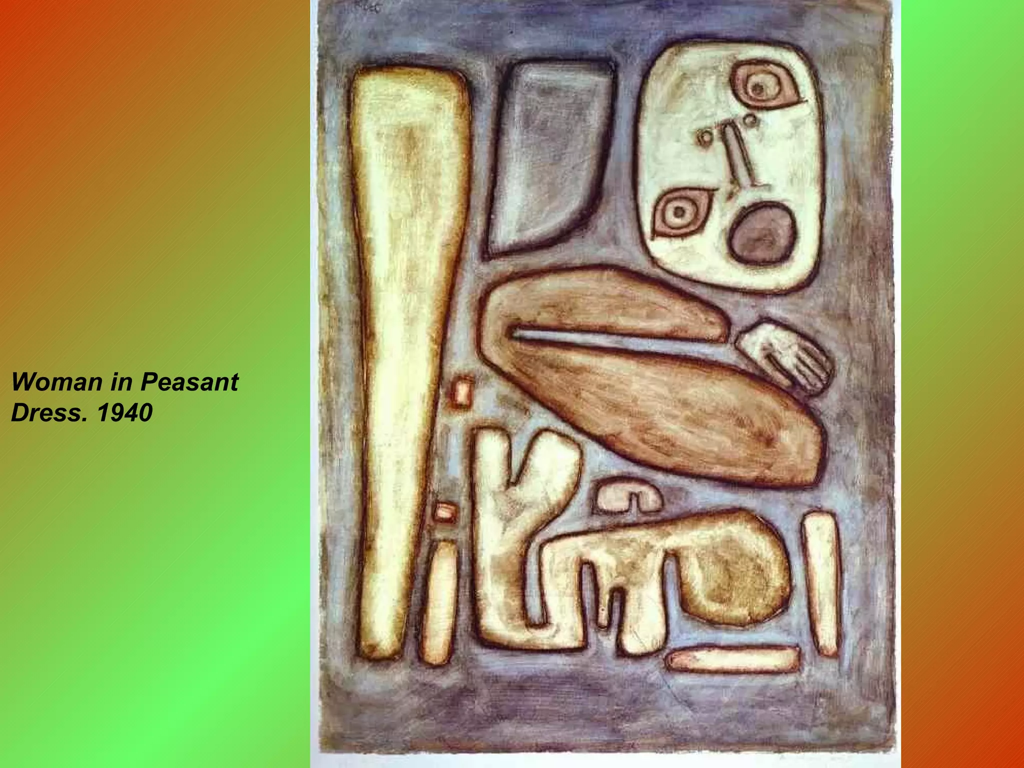 Woman in Peasant Dress. 1940 