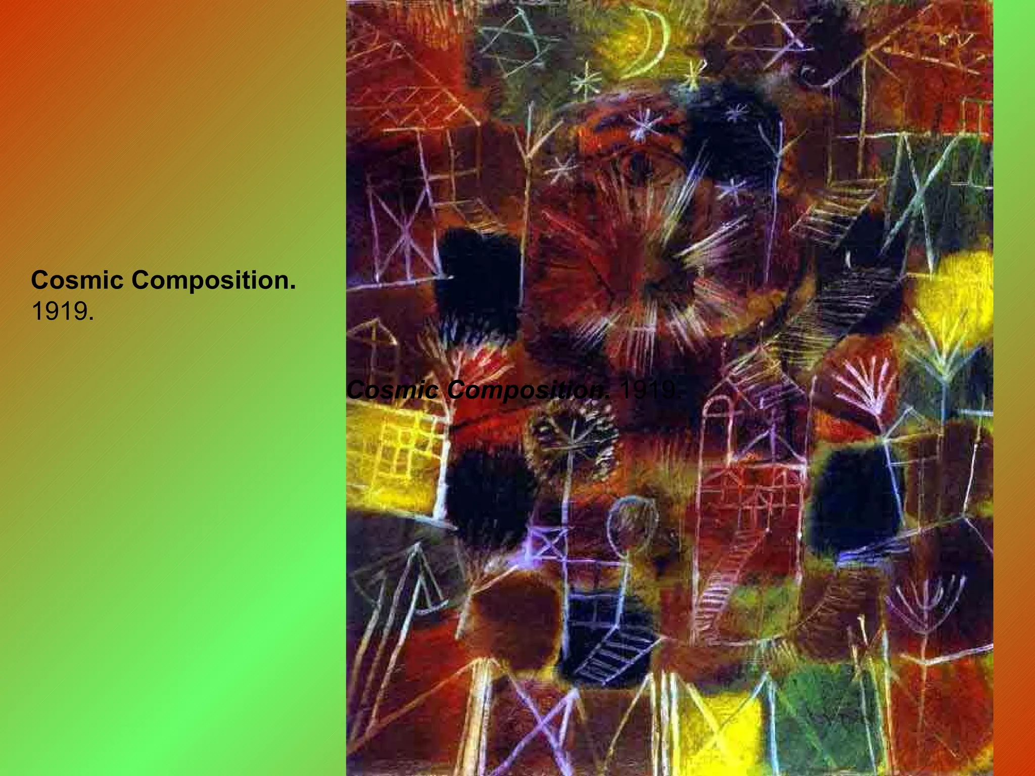 Cosmic Composition.  1919.  Cosmic Composition.  1919. 